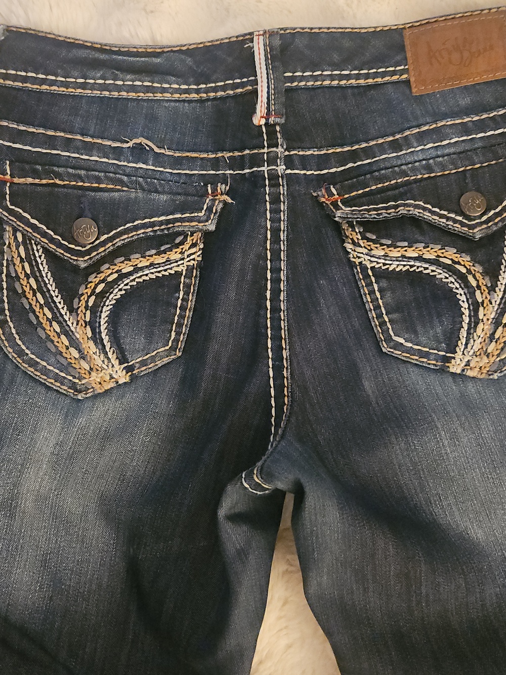 Ariya Dark Indigo Slim Low-rise Jeans - Picture 5 of 10